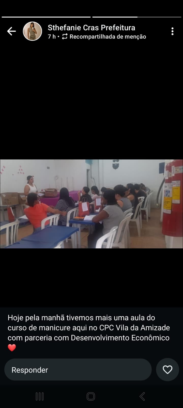 Aula CPC Vila da Amizade